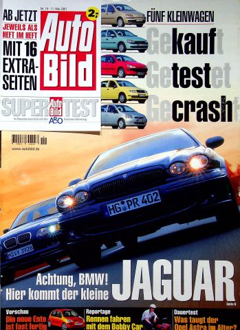 Deckblatt Auto Bild (19/2001)